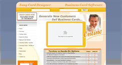 Desktop Screenshot of easycarddesigner.com